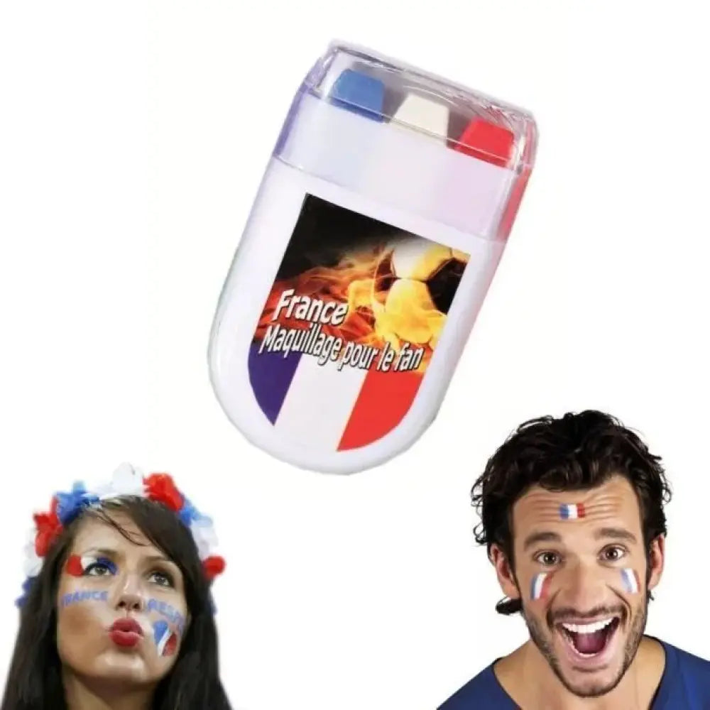 Maquillage Supporter France - Bleu/Blanc/Rouge