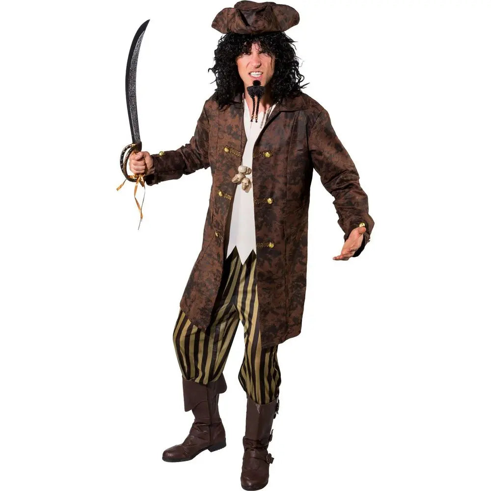 Costume Homme Pirate (Veste + Chapeau) - Taille 50/52