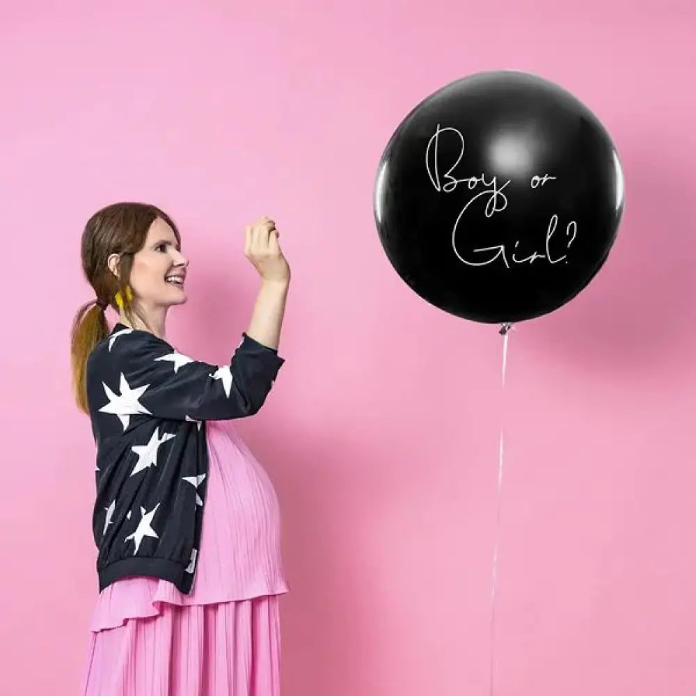 Ballon avec Confetti ''Gender Reveal''  - Garçon - 1m