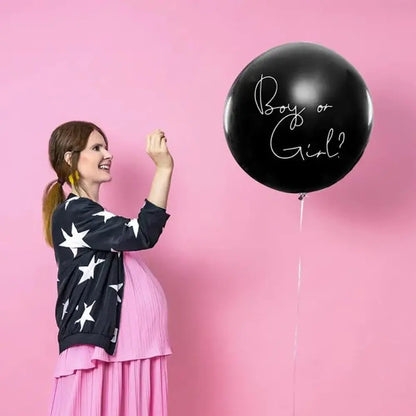 Ballon avec Confetti ''Gender Reveal''  - Garçon - 1m