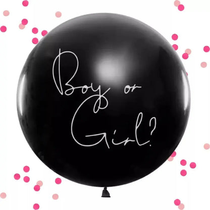 Ballon avec Confetti ''Gender Reveal''  - Fille - 1m