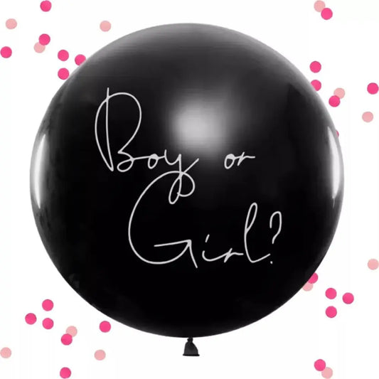 Ballon avec Confetti ''Gender Reveal''  - Fille - 1m