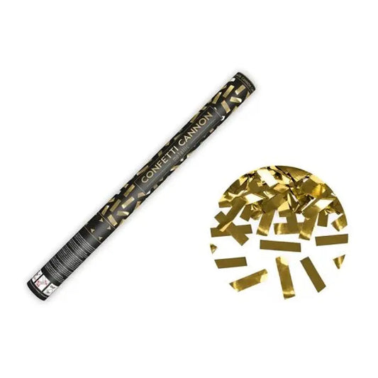 Canon à Confettis - 60 cm - Or Métallisé