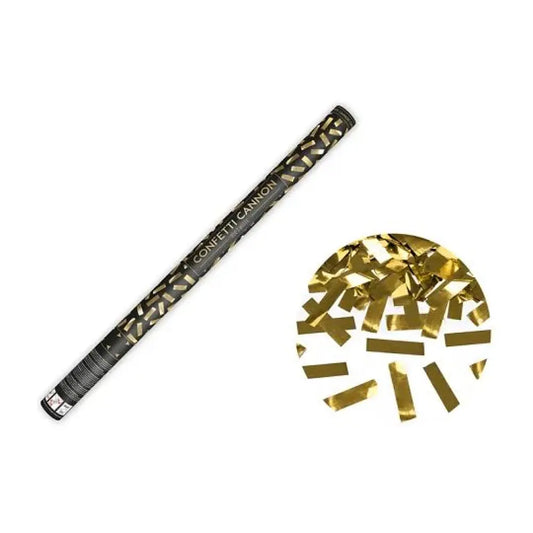 Canon à Confettis - 80 cm - Or Métallisé
