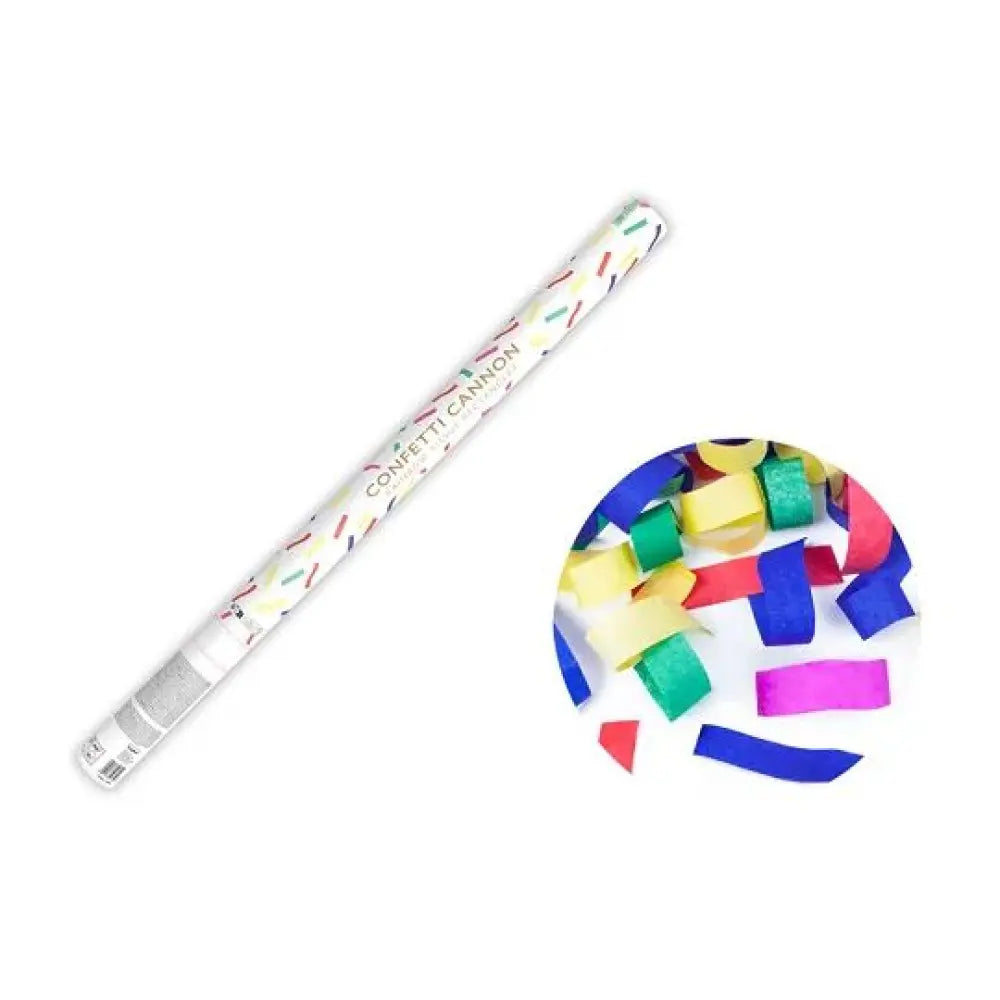 Canon à Confettis - 80 cm - Papier Multicolore