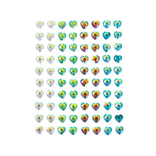 80 Autocollants de Décoration "Coeur"