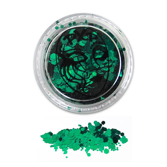 Paillettes Vert Scintillant - 5gr