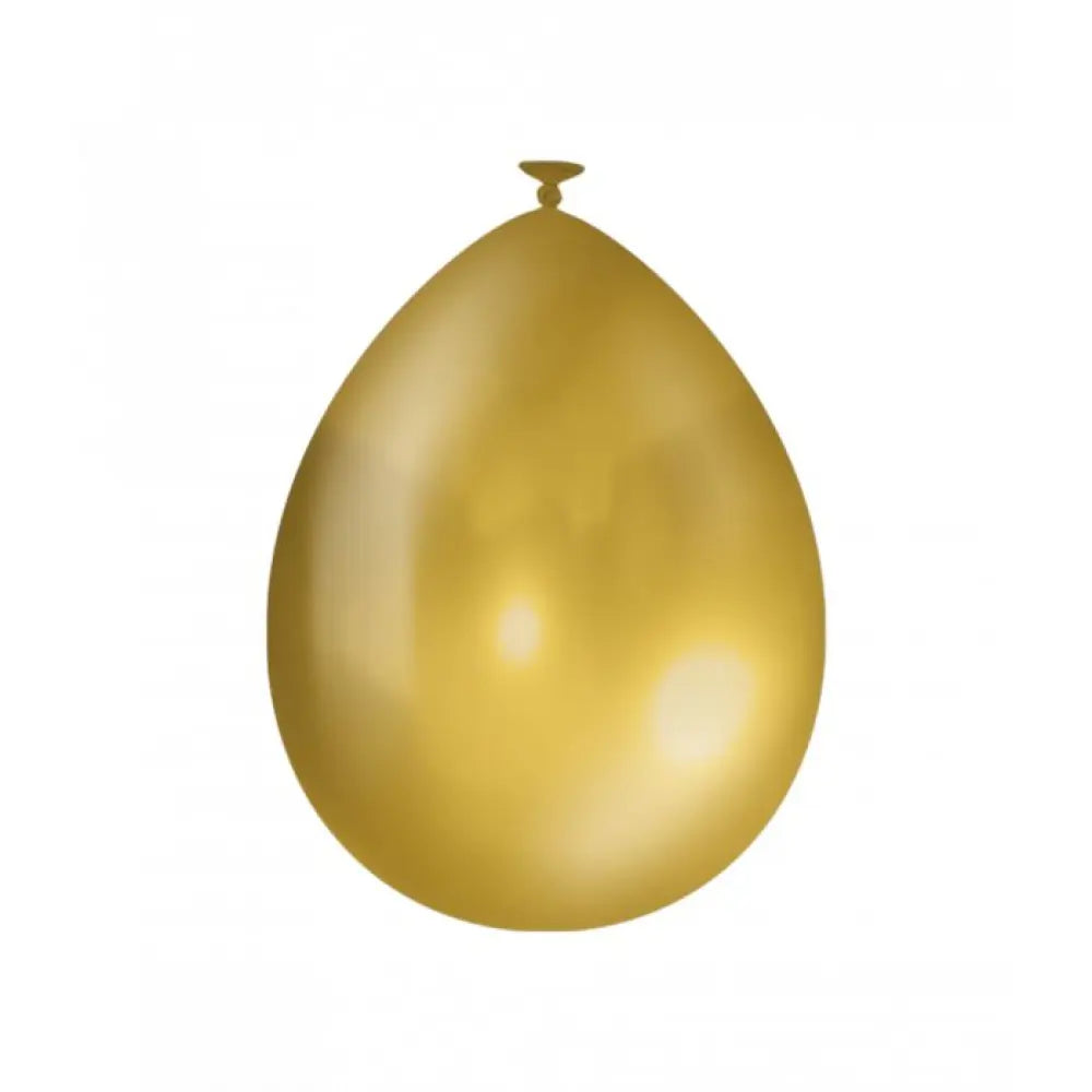 50 Ballons "Métalliques" 30cm - Or / Gold