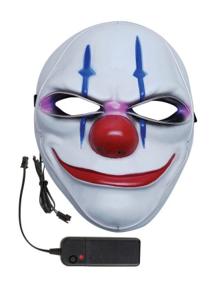 Masque lumineux LED Clown