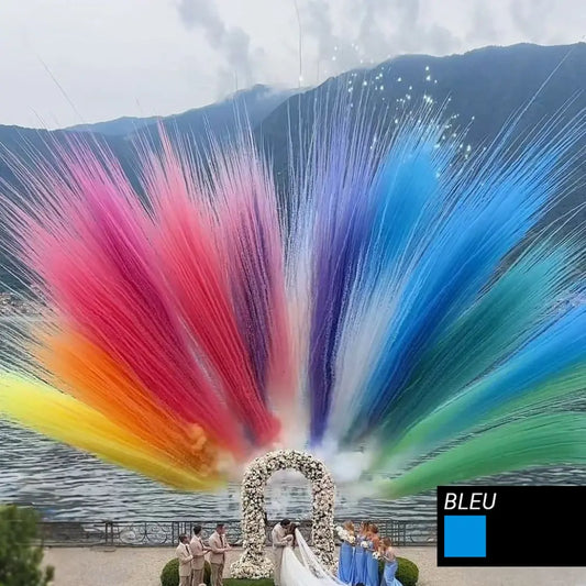 Eruption/Jet de Fumée - Bleu