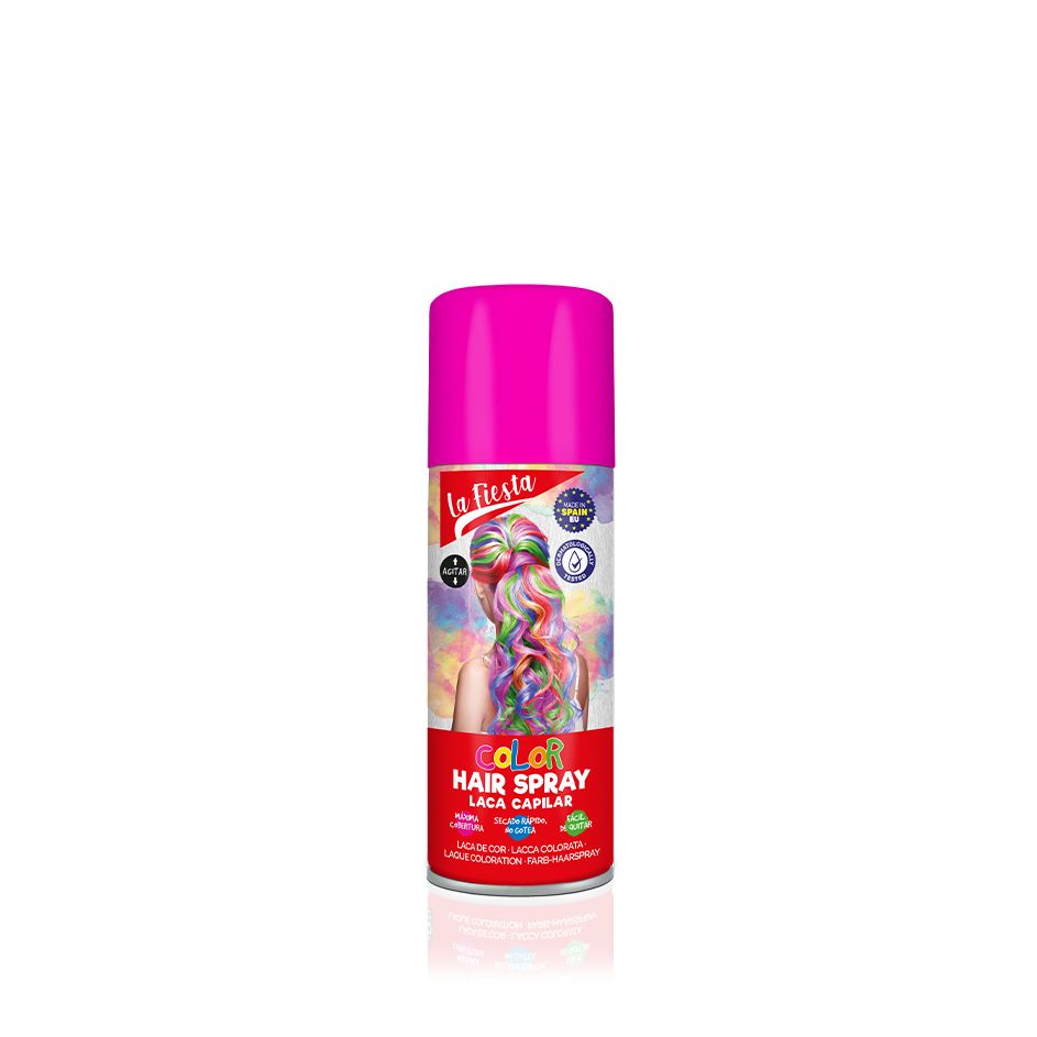 Laque Cheveux Rose Fuschia - 125ml