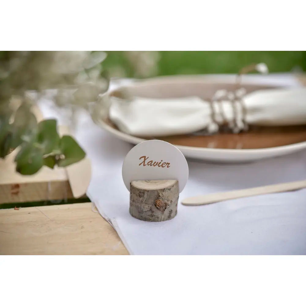 10 Marques places rond Blanc Ø4.7 cm