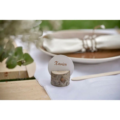 10 Marques places rond Blanc Ø4.7 cm