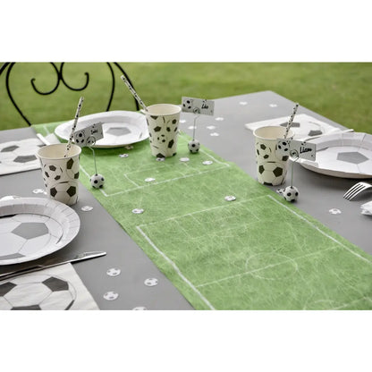 Chemin de table Foot Vert