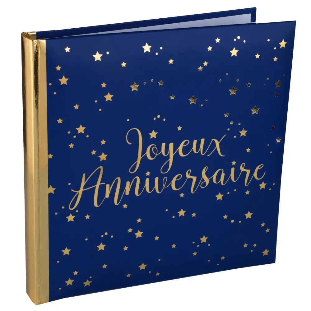Livre d'or - Joyeux Anniversaire Bleu