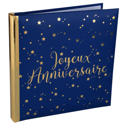 Livre d'or - Joyeux Anniversaire Bleu