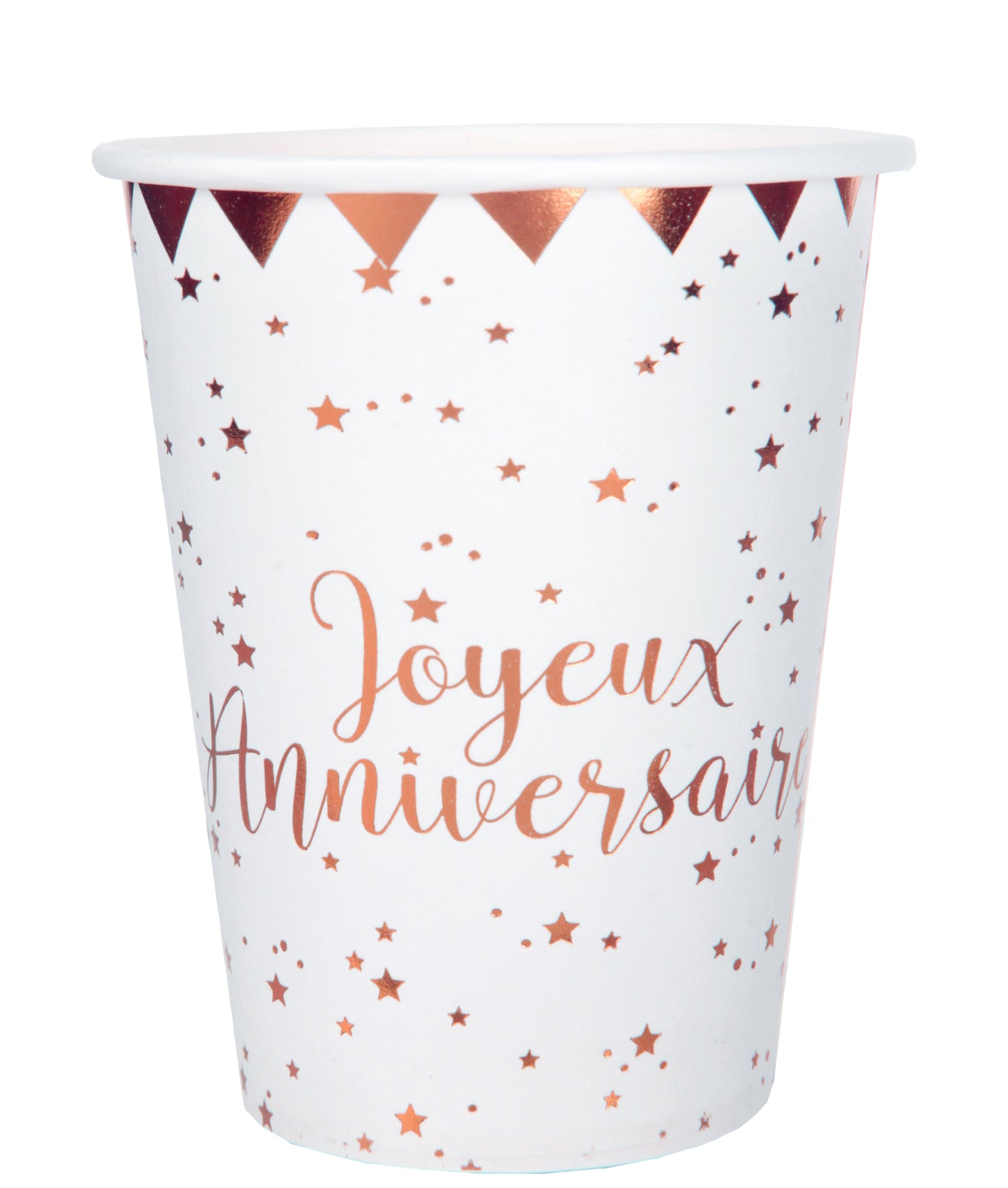 Gobelet Joyeux Anniversaire Rose gold