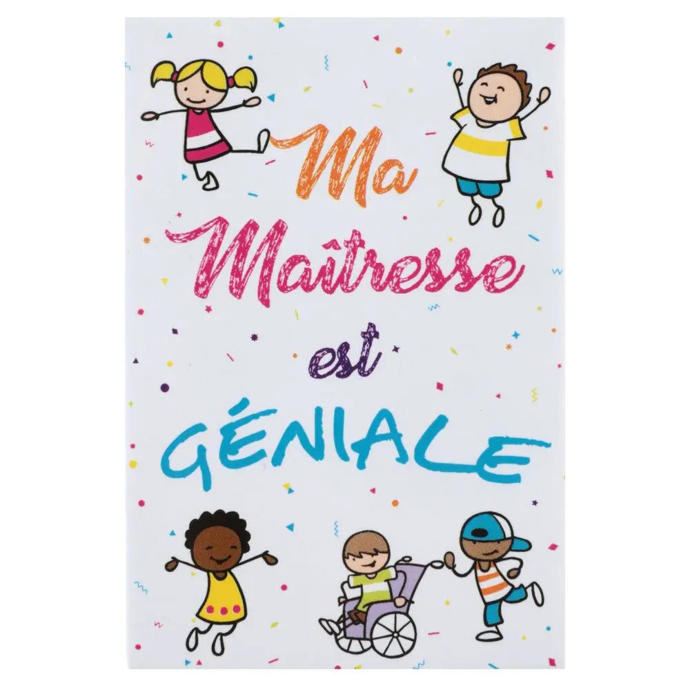 Magnet "Maîtresse" Multicolore