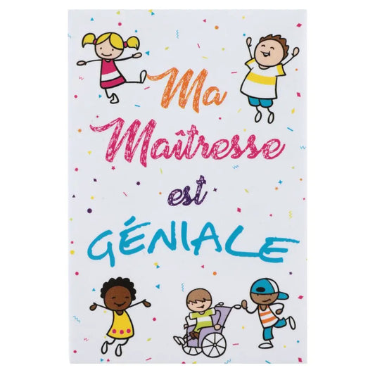 Magnet "Maîtresse" Multicolore