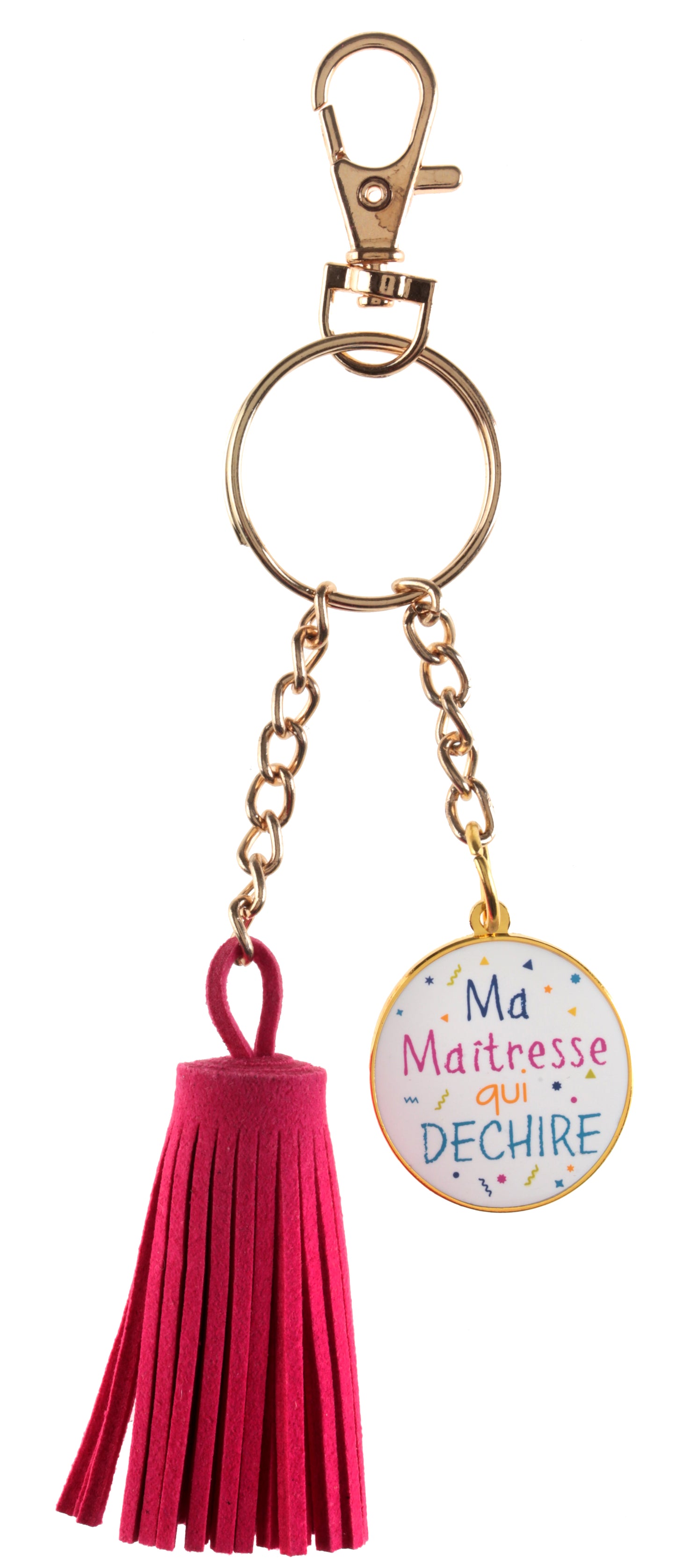 porte clés Maîtresse Multicolore