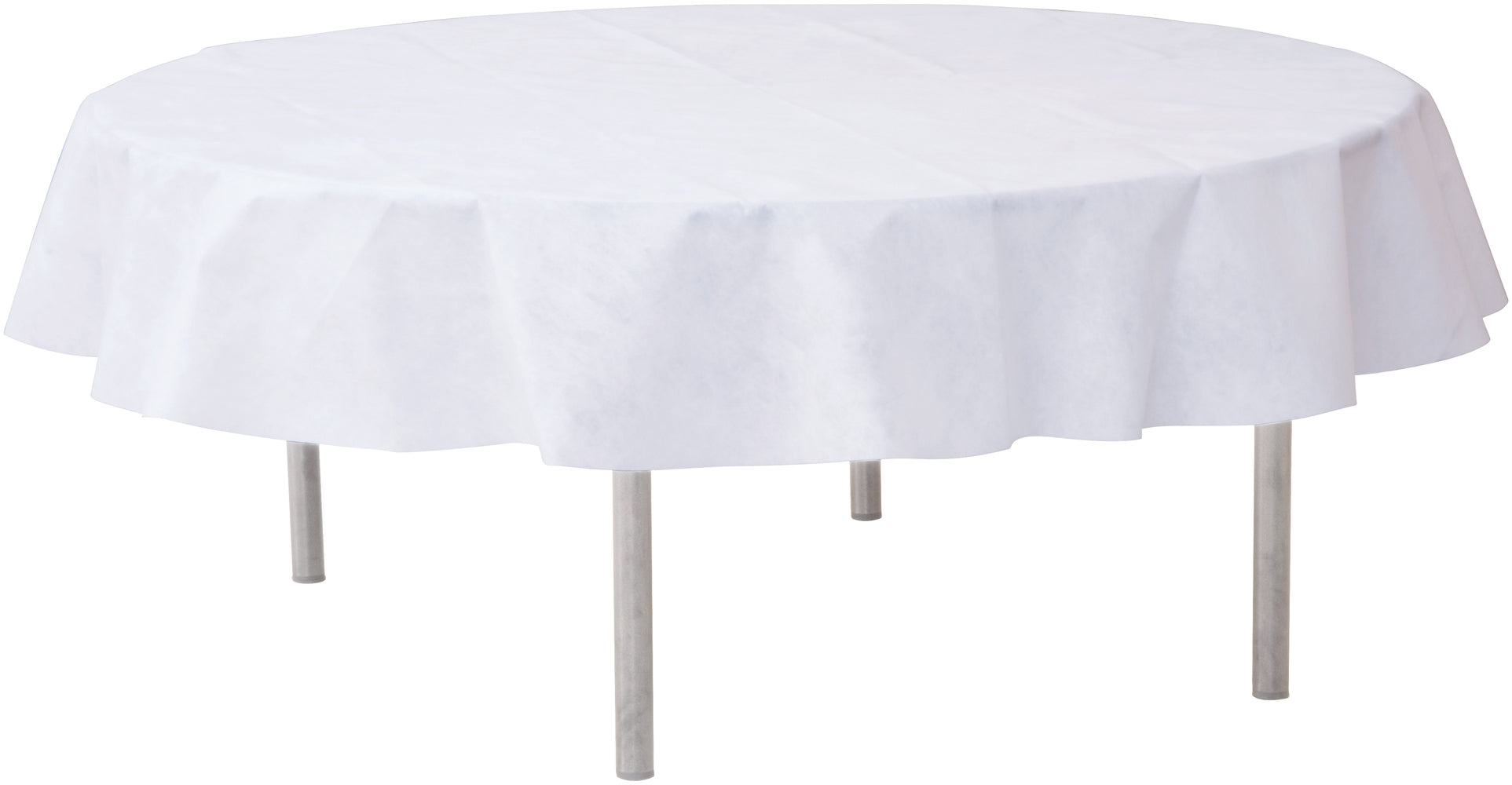 Nappe ronde unie Blanc