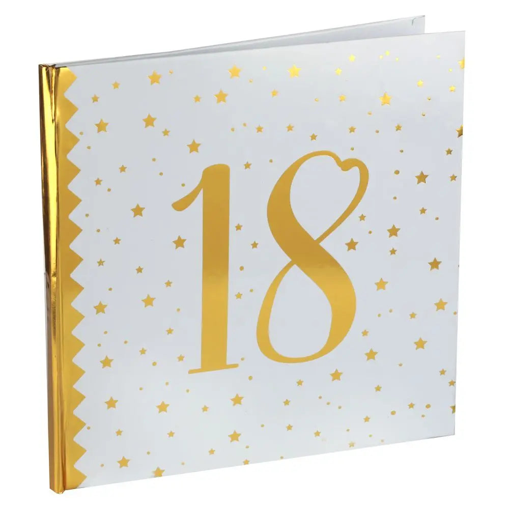 Livre d'Or - Etincelant Or - 18 Ans