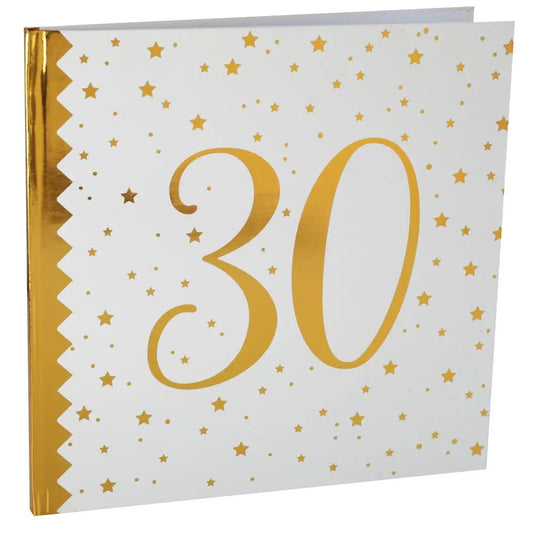 Livre d'Or - Etincelant Or - 30 Ans