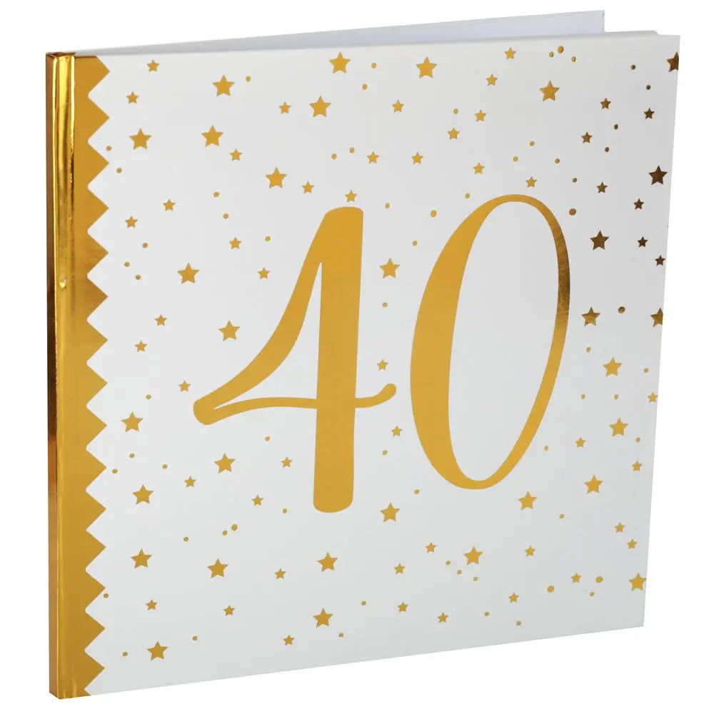 Livre d'Or - Etincelant Or - 40 Ans