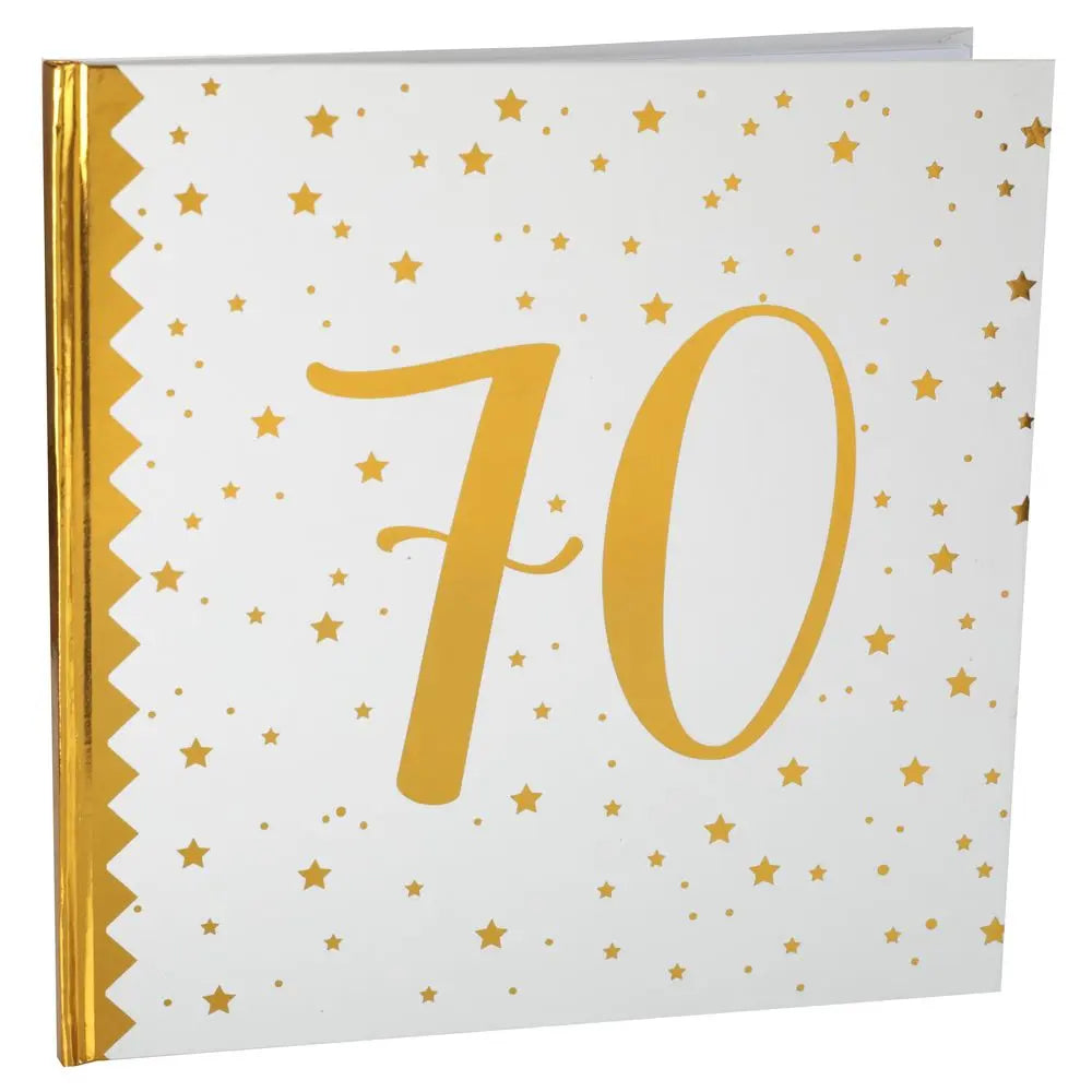 Livre d'Or - Etincelant Or - 70 Ans