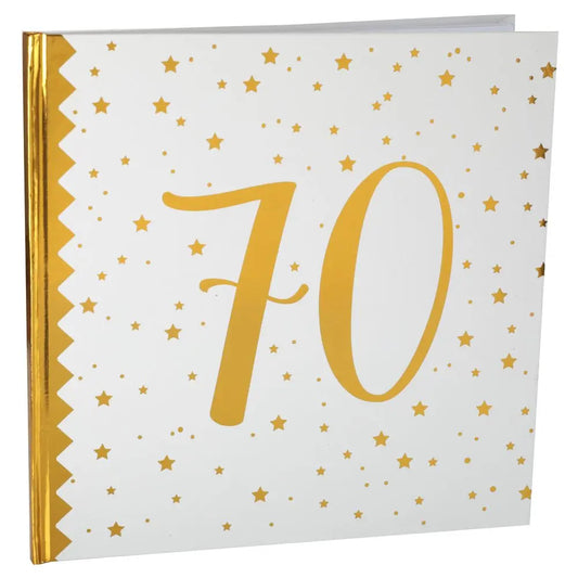 Livre d'Or - Etincelant Or - 70 Ans