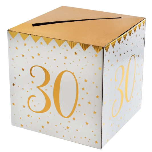 Tirelire Urne - Etincelant Or - 30 Ans