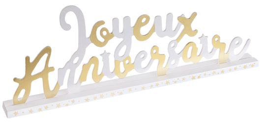 Lettres Joyeux Anniversaire Or