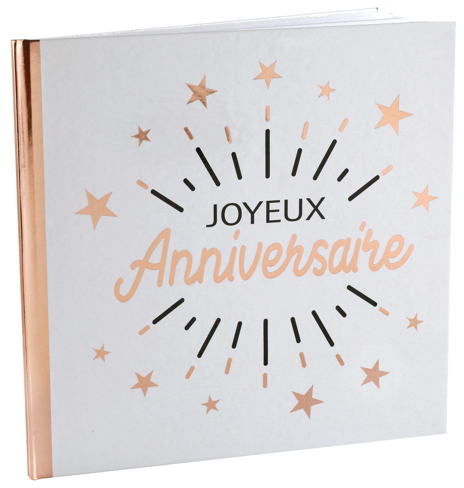  Livre d'or Anniversaire Etincelant Rose gold