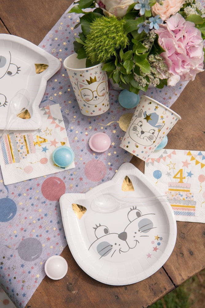 Assiette Kitty party Multicolore