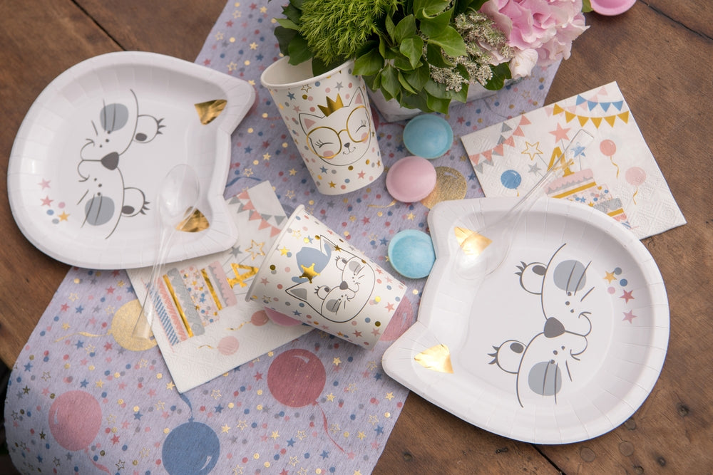 Assiette Kitty party Multicolore