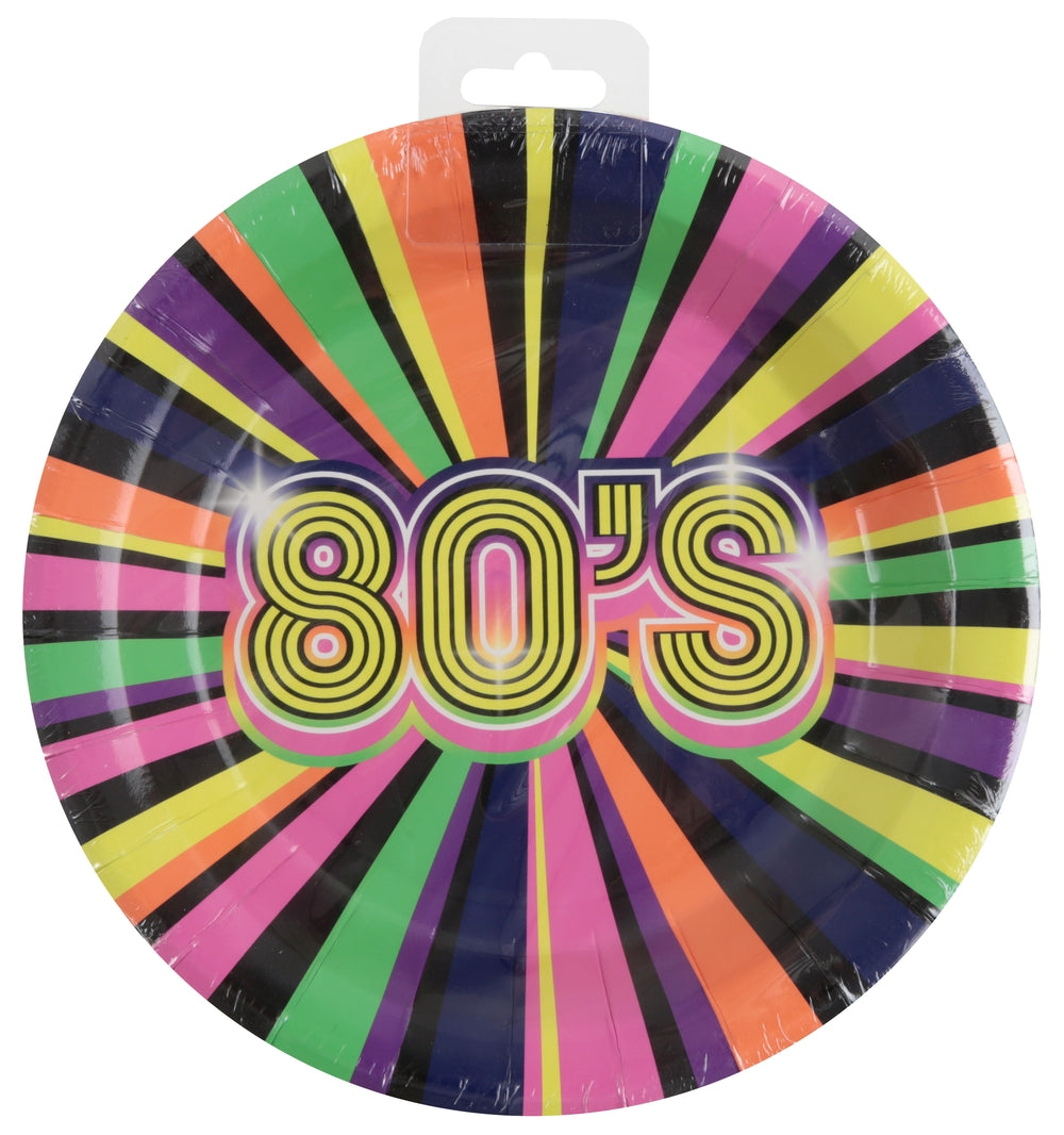 Assiette 80's Multicolore