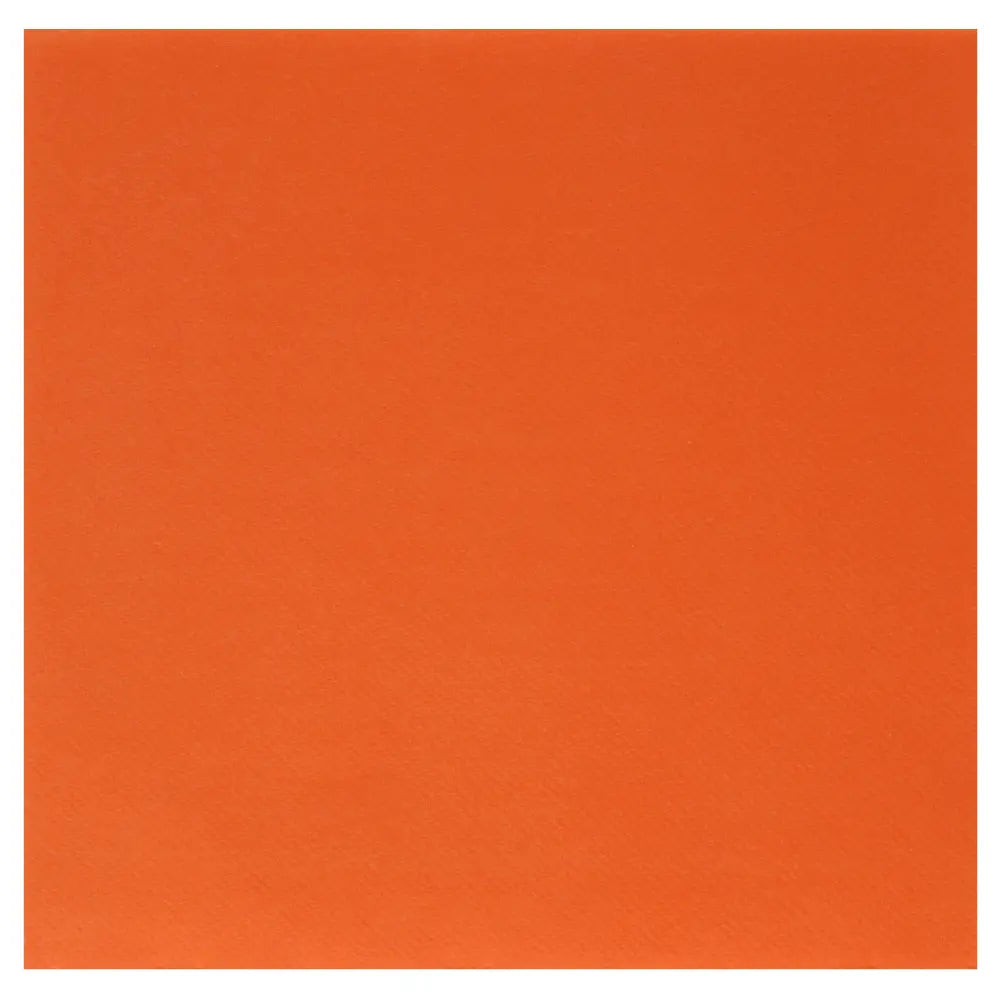 25 Serviettes Rainbow Orange - 40 x 40 cm