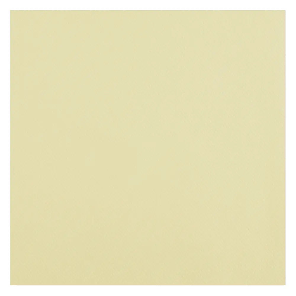 25 Serviettes Rainbow Ivoire - 40 x 40 cm