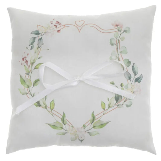 Coussin Alliances "Végétal Vert" - 18 x 18 cm