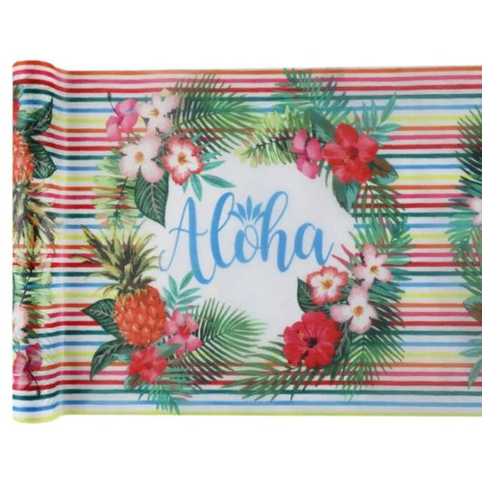 Chemin de table 30cmx5m - Aloha Multicolore