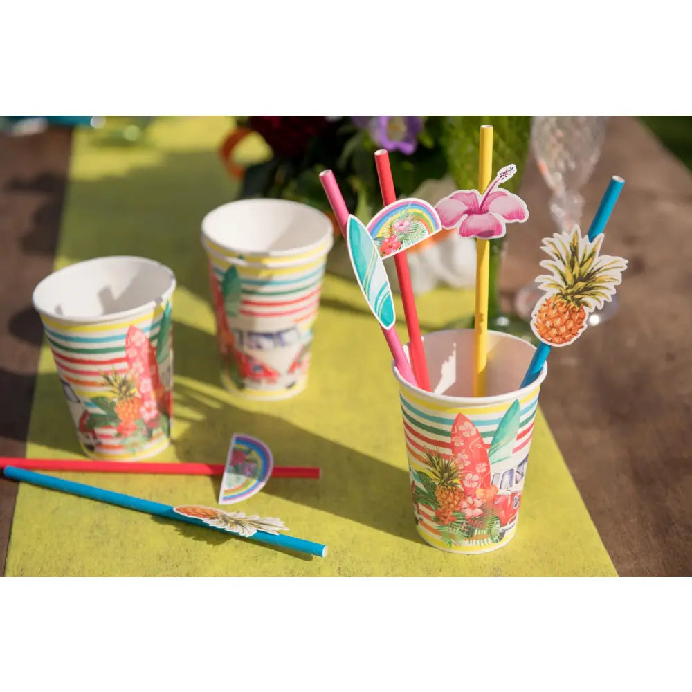 Gobelet Aloha Multicolore Ø 7.8 x 9.7 cm / 27cl Sachet de 10 pièces