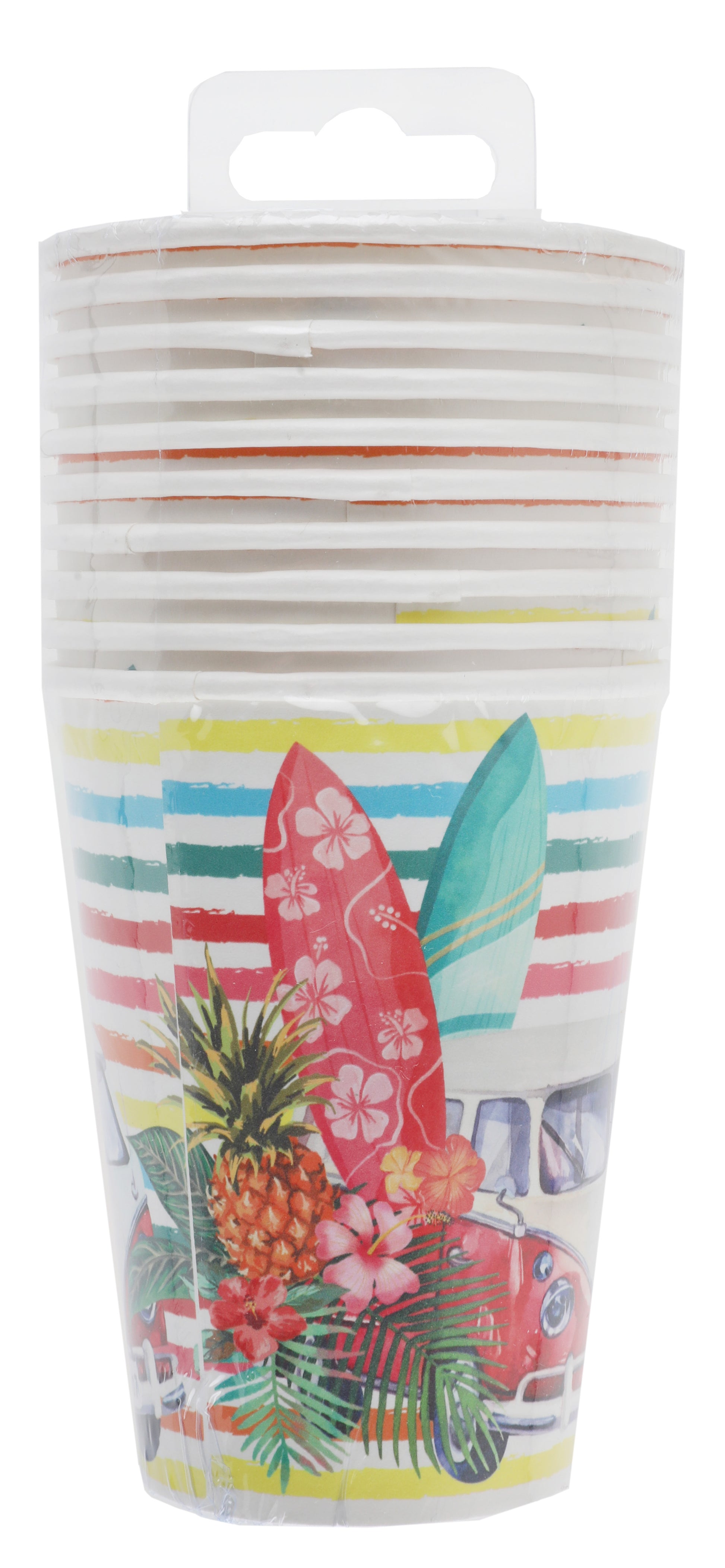 Gobelet Aloha Multicolore Ø 7.8 x 9.7 cm / 27cl Sachet de 10 pièces