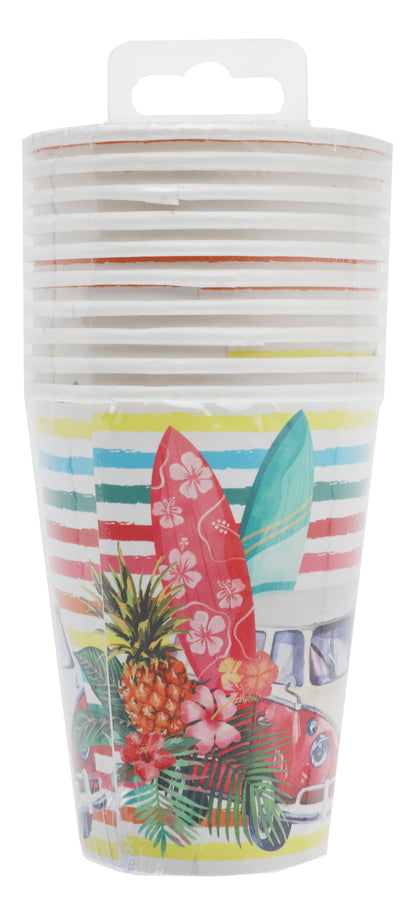 Gobelet Aloha Multicolore Ø 7.8 x 9.7 cm / 27cl Sachet de 10 pièces