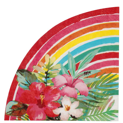 20 Serviettes en Papier 32cm - Aloha Multicolore
