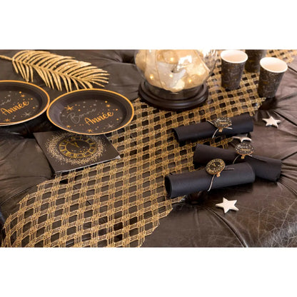 Chemin de table 28cmx3m - Lurex Or