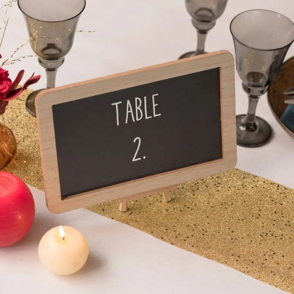 Chemin de Table Paillettes Or - 18 cm x 5 m