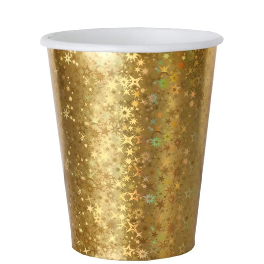 10 Gobelets Etincelants 27cl - Or