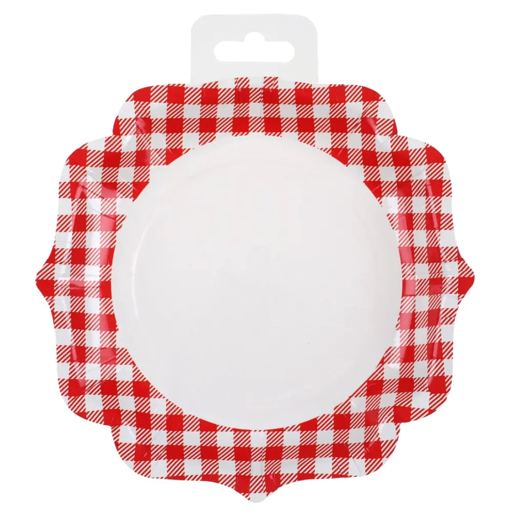 10 Assiettes en Carton 21cm - ''A la Campagne''