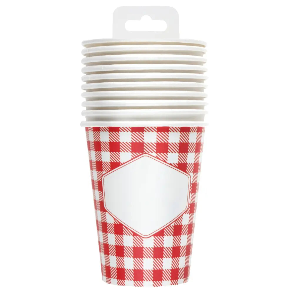 10 Gobelets en Carton 27cl - ''A la Campagne''