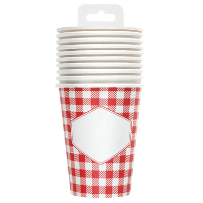 10 Gobelets en Carton 27cl - ''A la Campagne''